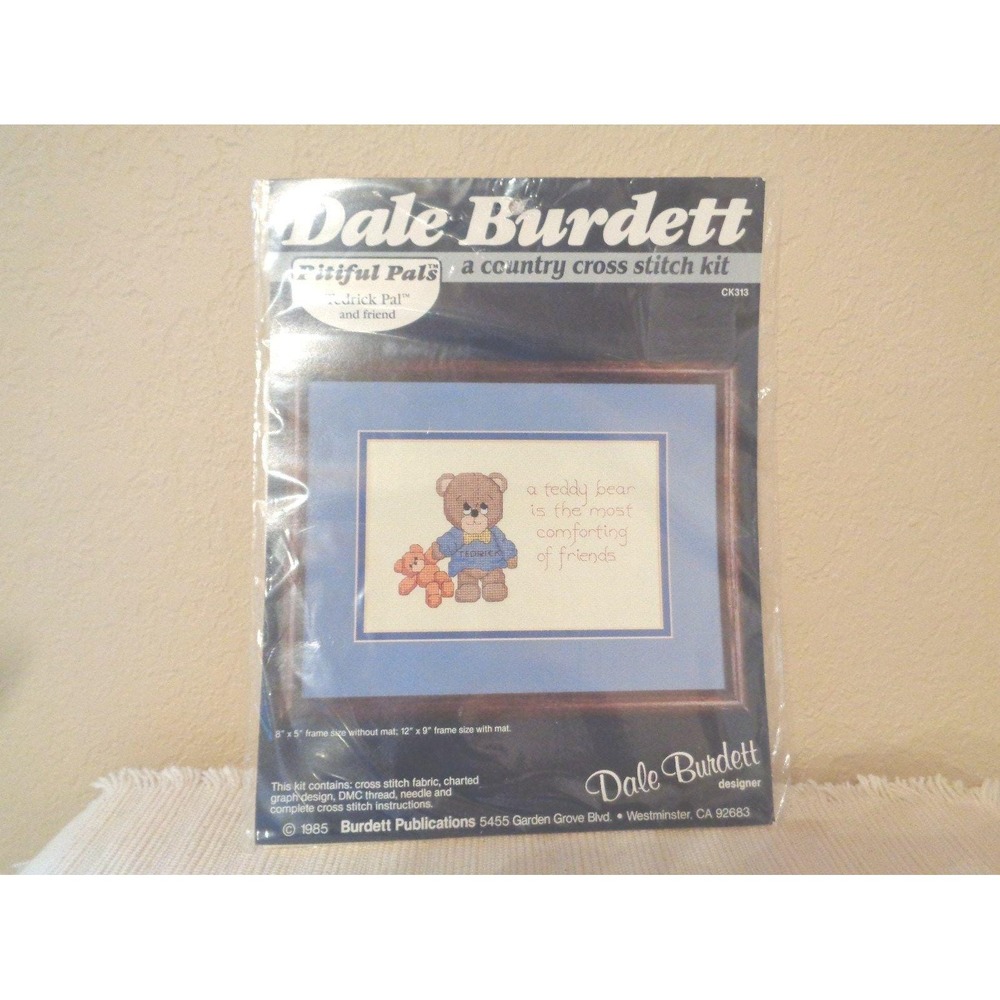 Dale Burdett Tedrick Pal and Friend Cross Stitch Kit - Unopened